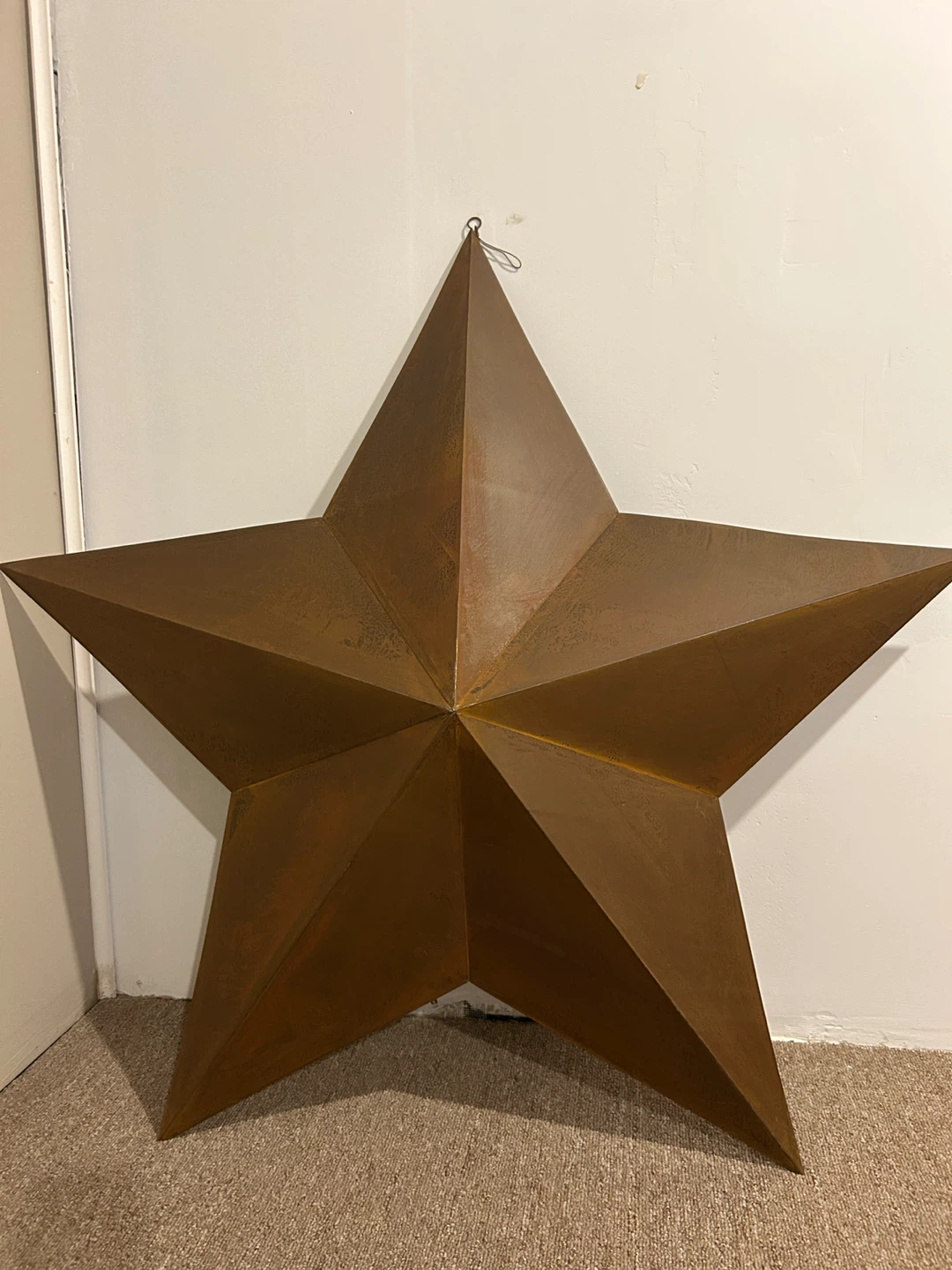 Rustic Metal Star Wall Decor