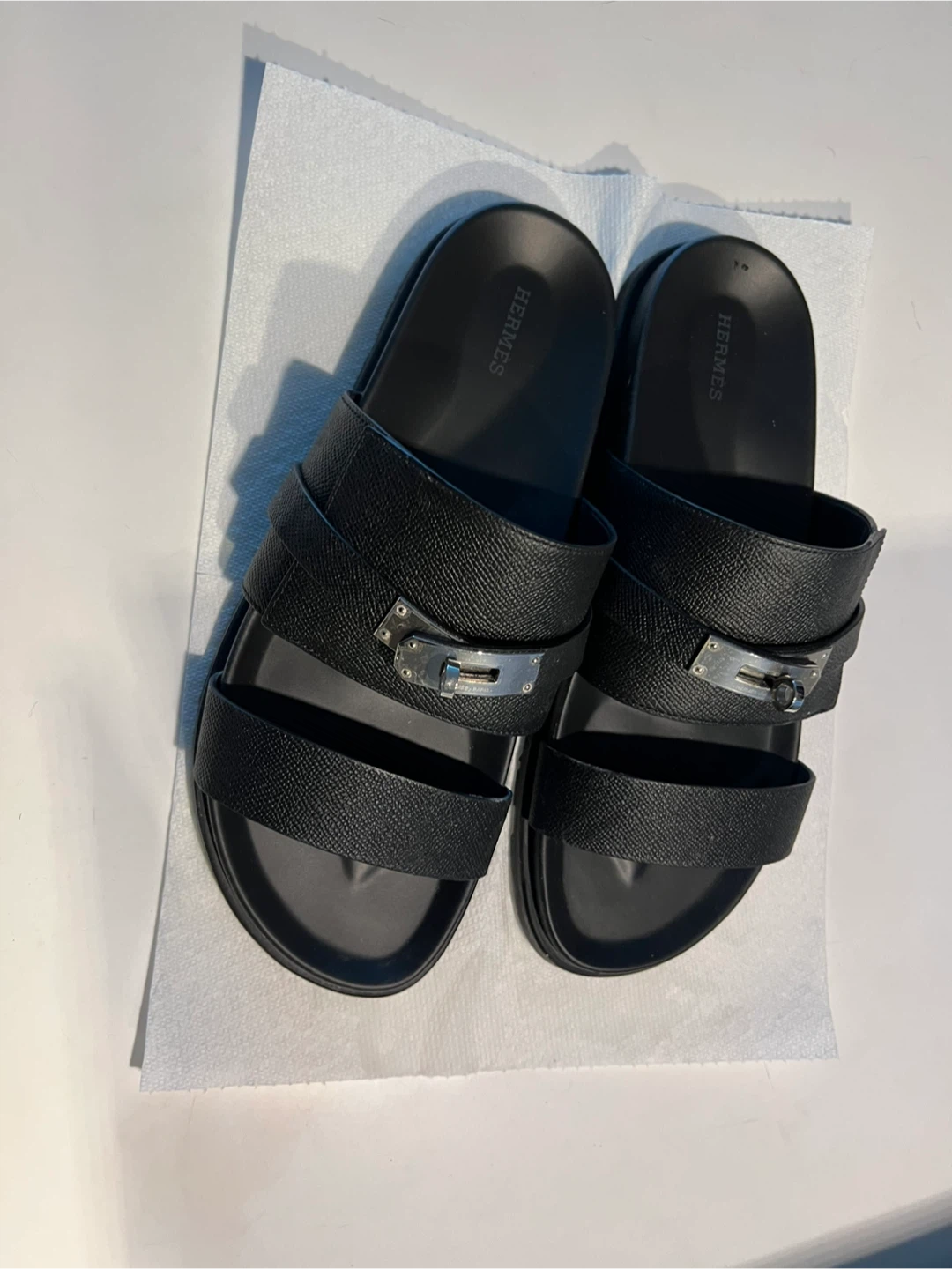 Hermès Black Jackson Sandals - photo 2