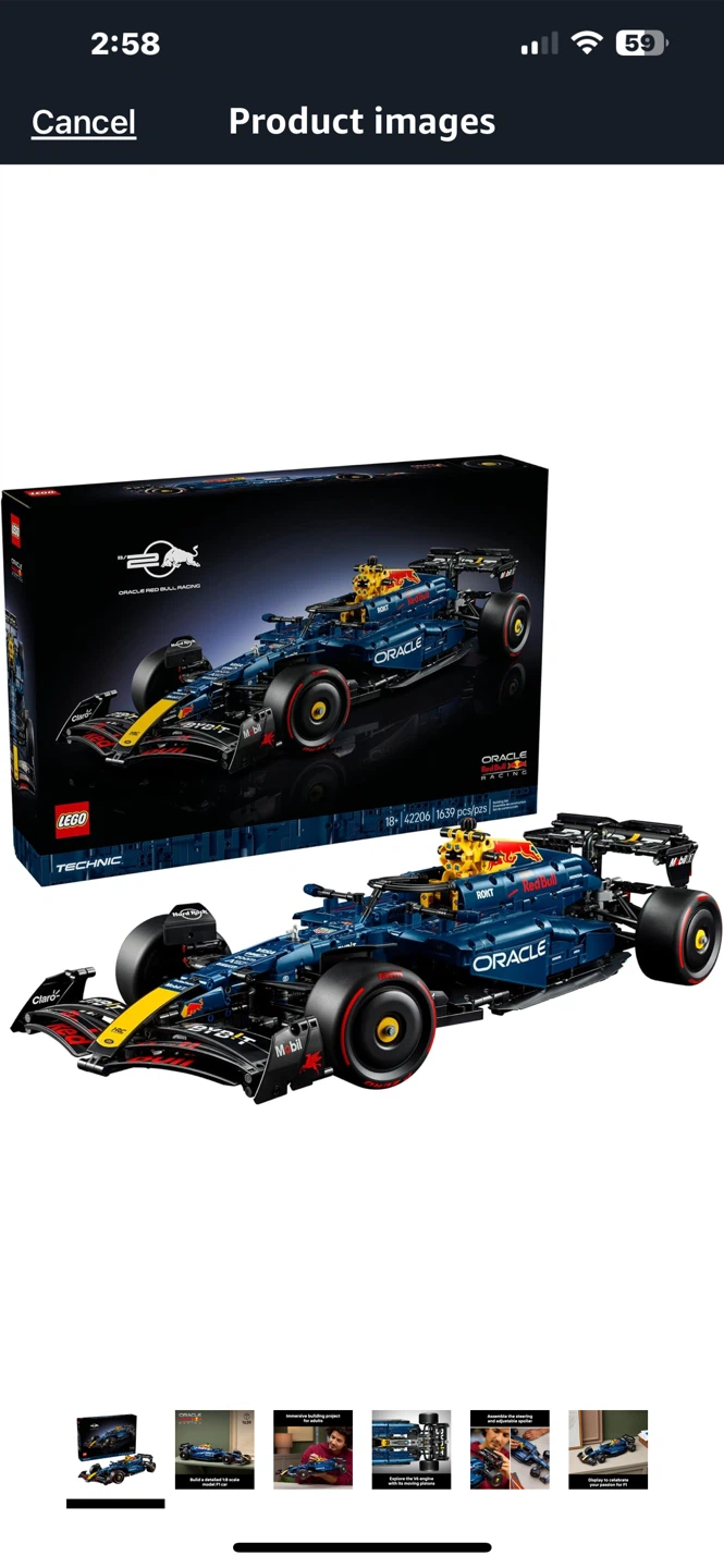 LEGO Technic Formula 1 Race Car Set (Oracle Red Bull Racing) - photo 2