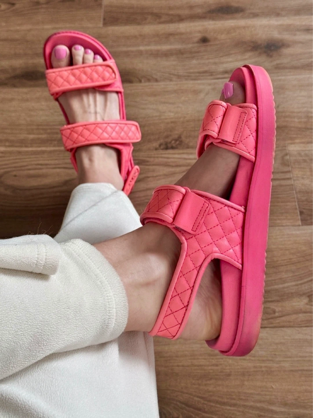 Pink Strap Sandals EU 37 / US 6.5