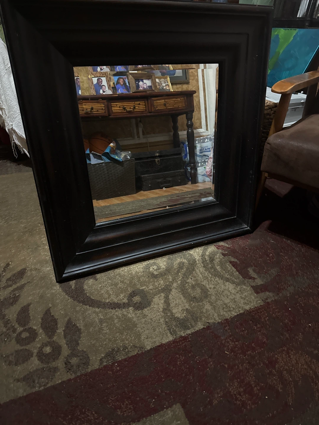 Black Decorative Wall Mirror