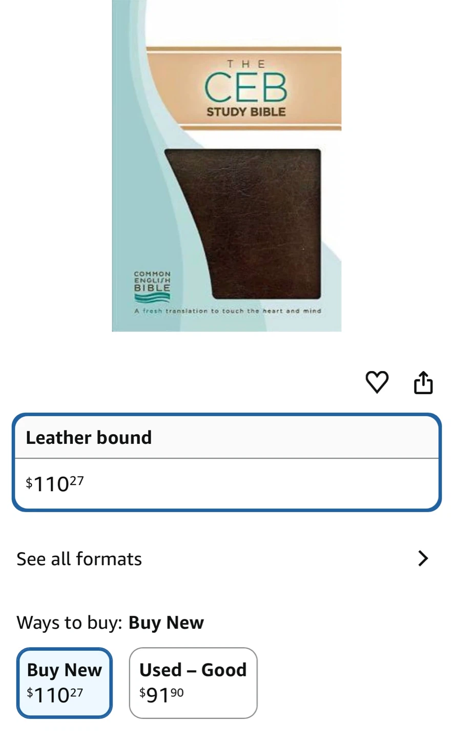 NEW Boxed Leather CEB Study Bible - photo 5