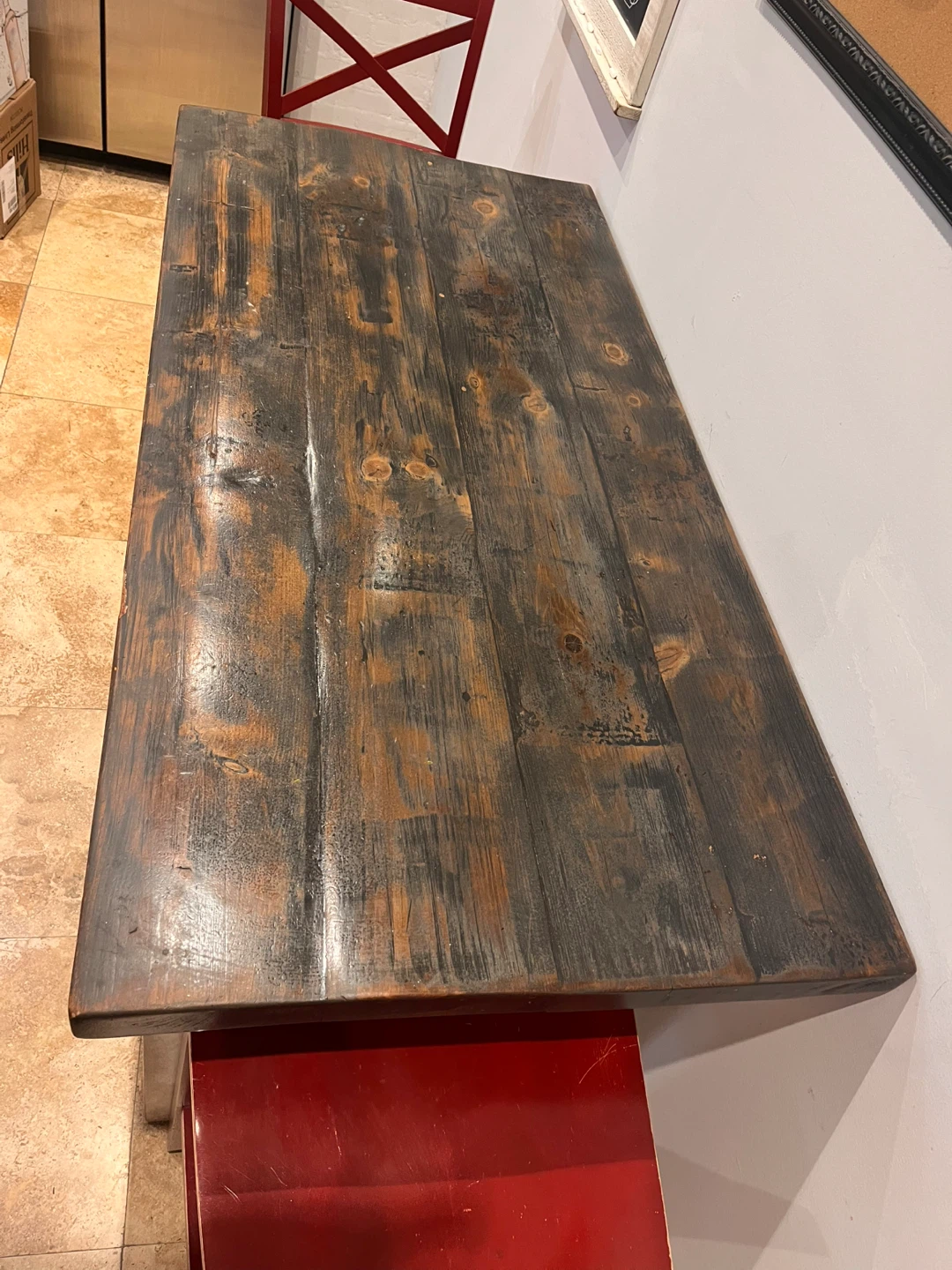 Butcher block wooden island Kimberly Jackson - photo 3