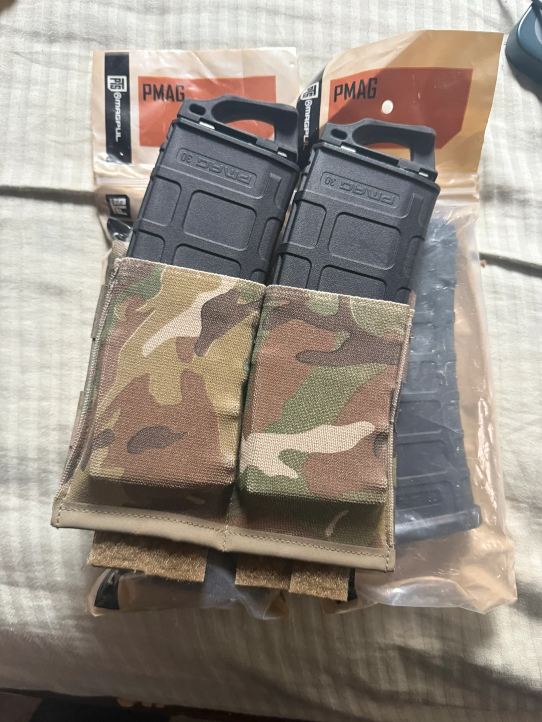 3x Magpul PMAG 30 Gen M2 MOE 5.56x45 Magazines