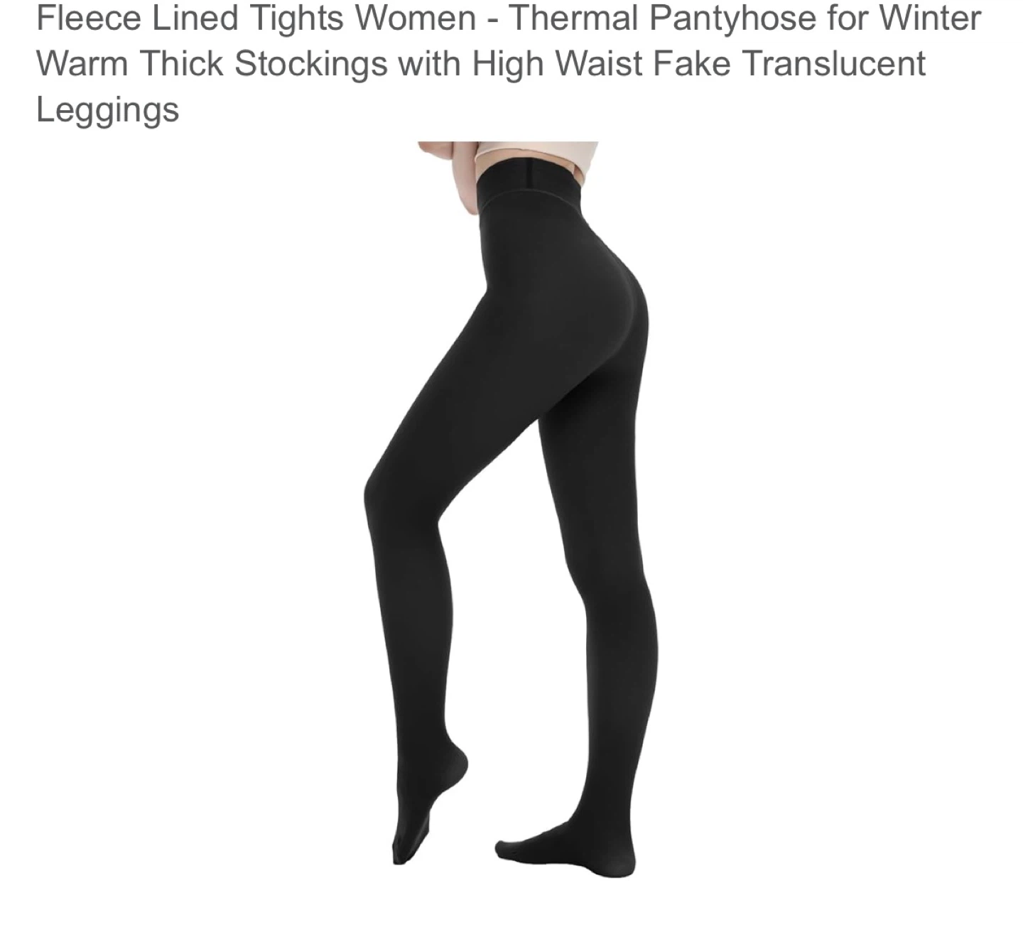 Fleece Lined Thermal stockings- Women's size small - photo 3