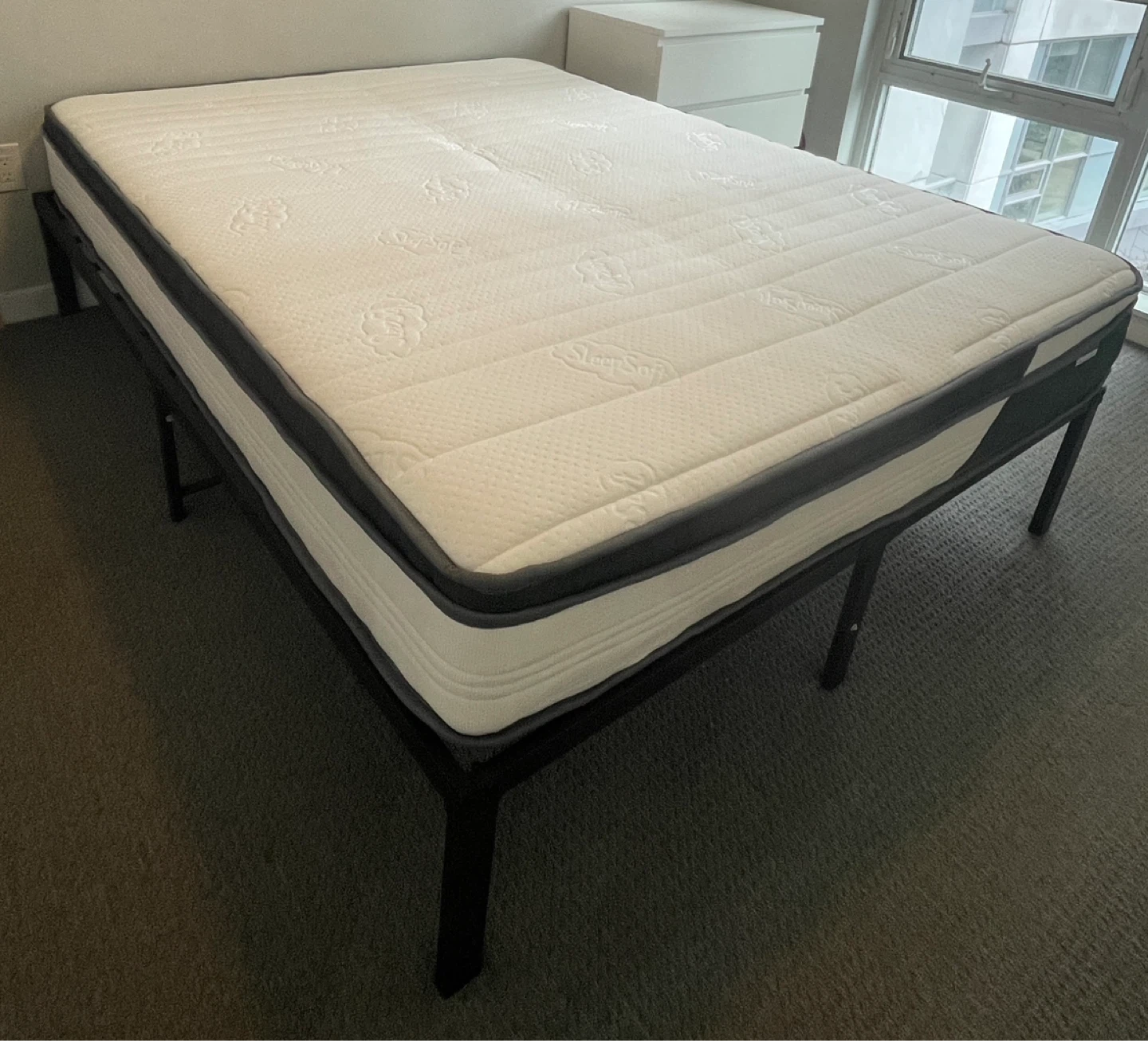Mattress with Metal Bed Frame