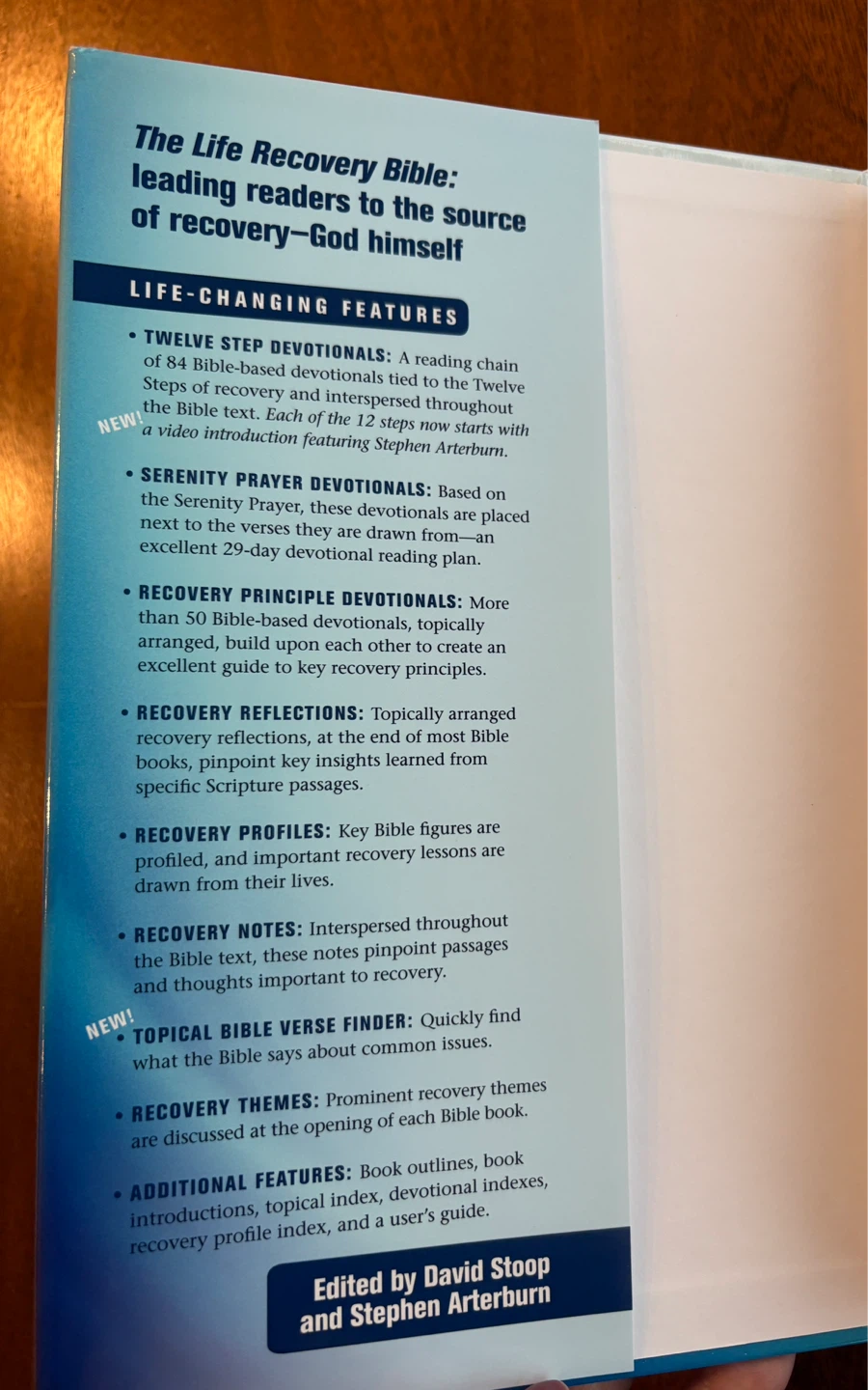 NEW Life Recovery Bible - KJV - photo 3