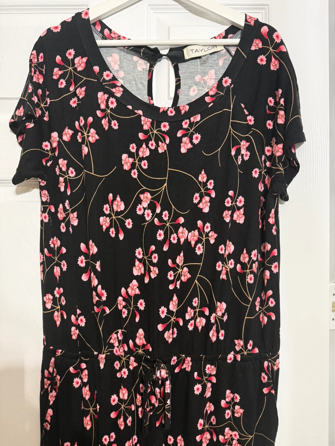 Taylor Black Floral Jumpsuit - photo 4