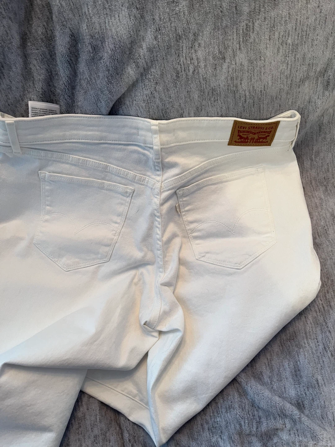 Levi's 711 Skinny Filiforme White Jeans Size 16W - photo 4