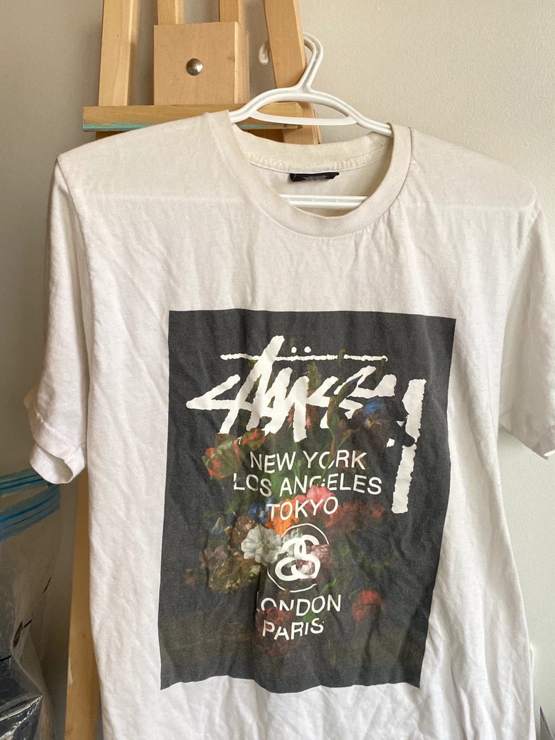 Stüssy Graphic T-Shirt - White - Size M - photo 2