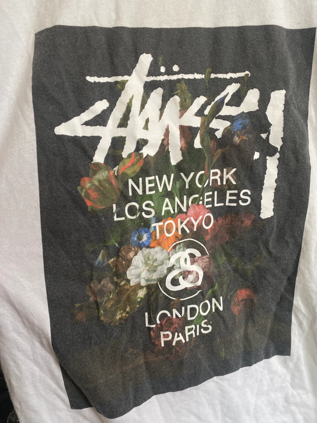 Stüssy Graphic T-Shirt - White - Size M
