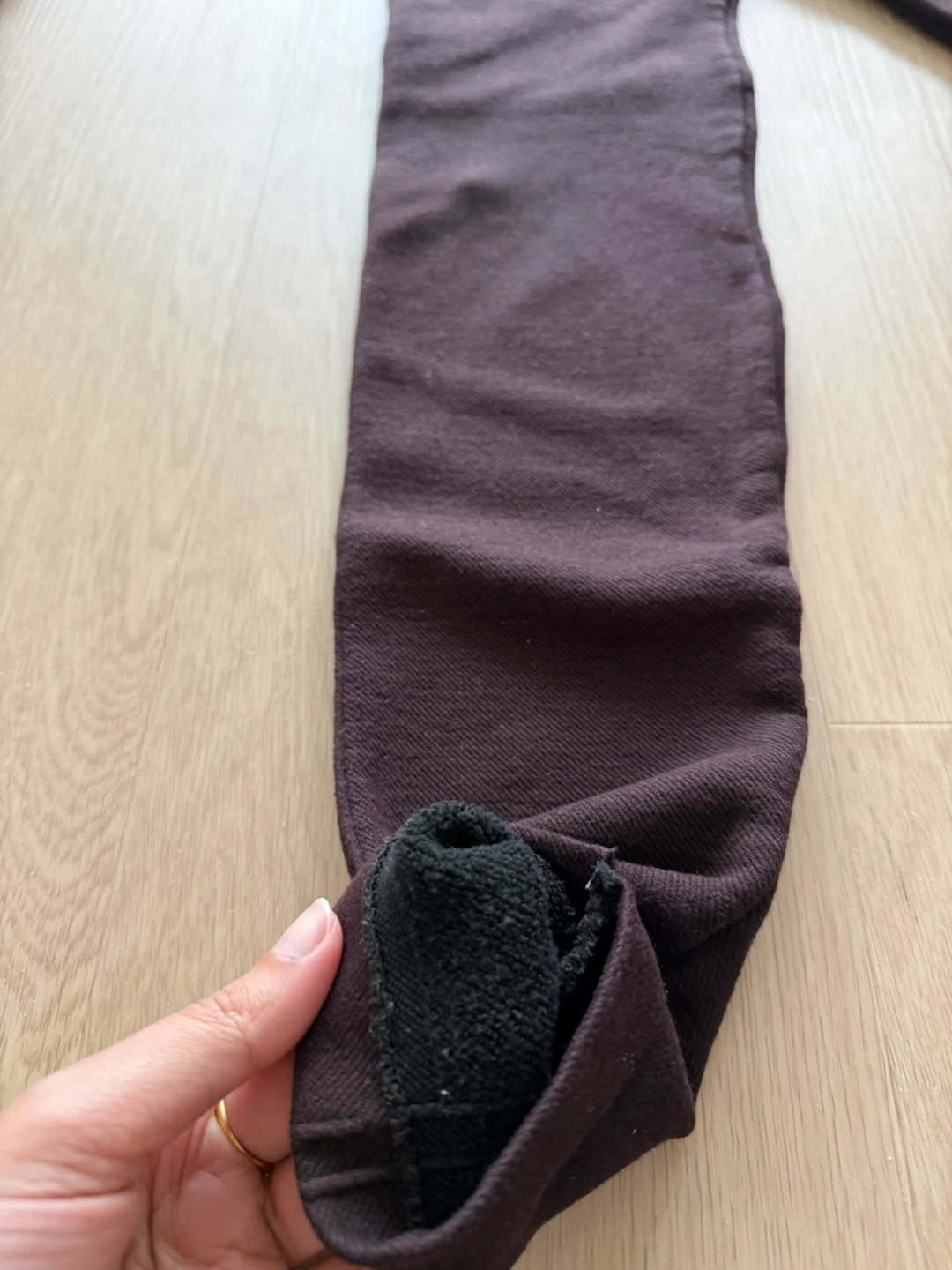Women's Fleece Lined Leggings, colors-grey,brown,black available - photo 2
