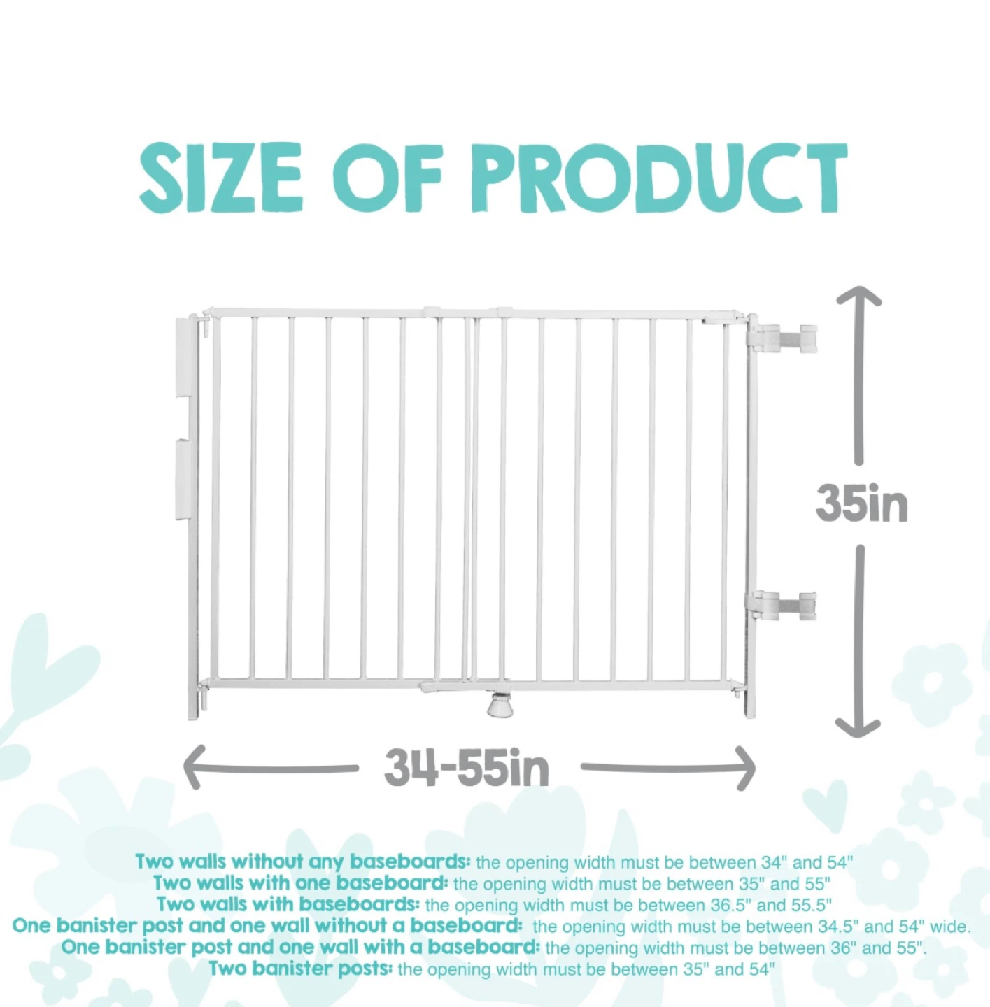 Brand new Regalo Extra tall top of stairs baby gate - photo 3