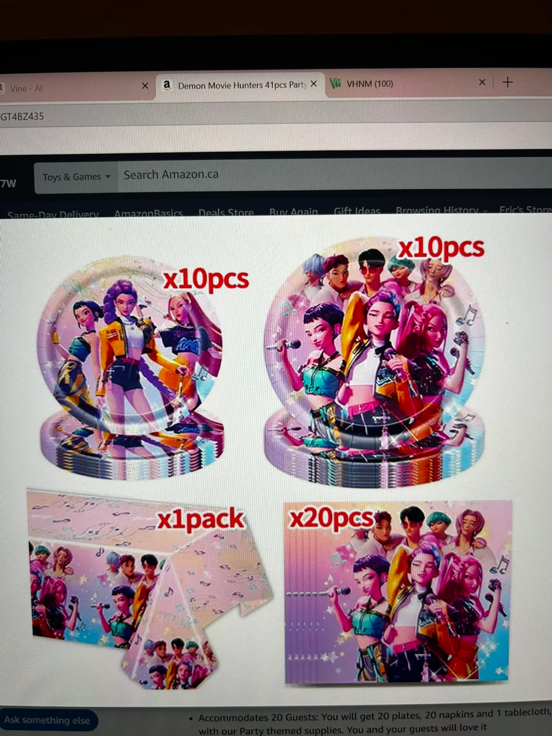 41 Piece Demon Movie Hunters Party Set - photo 5