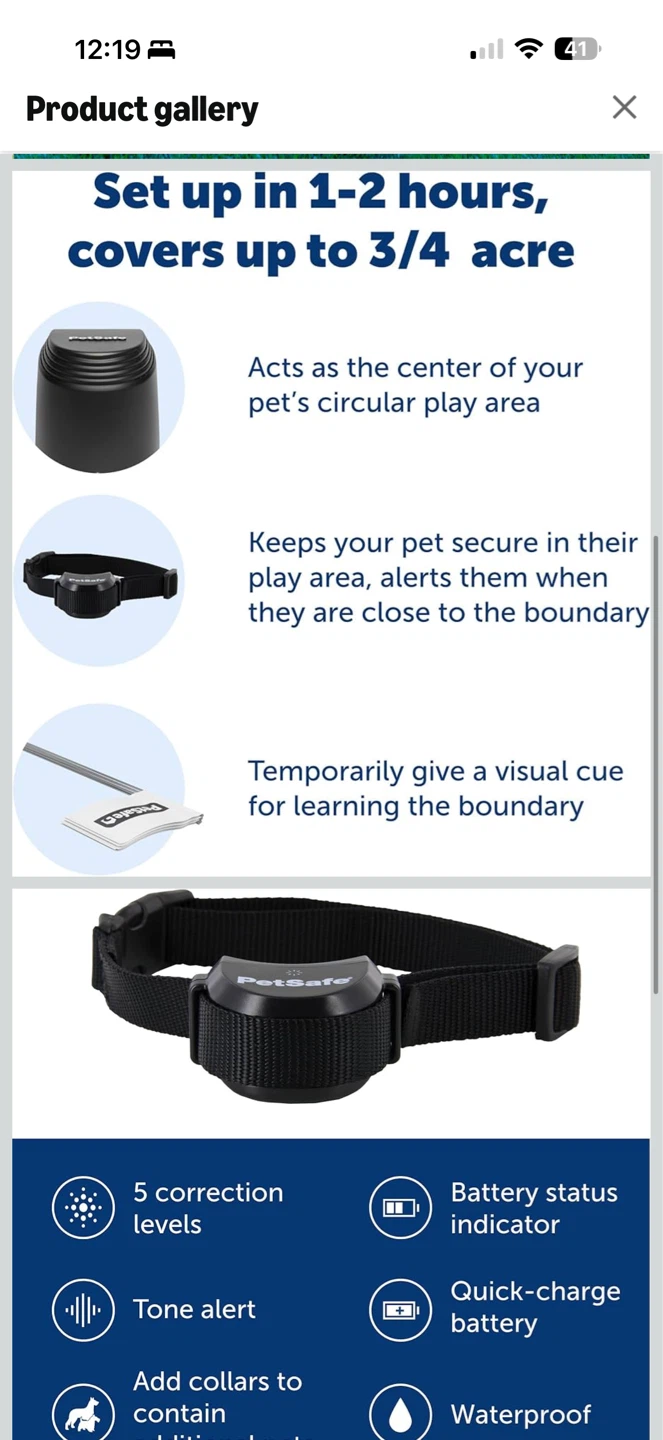 PetSafe Stay & Play Compact Wireless Fence System 🐶 - photo 3