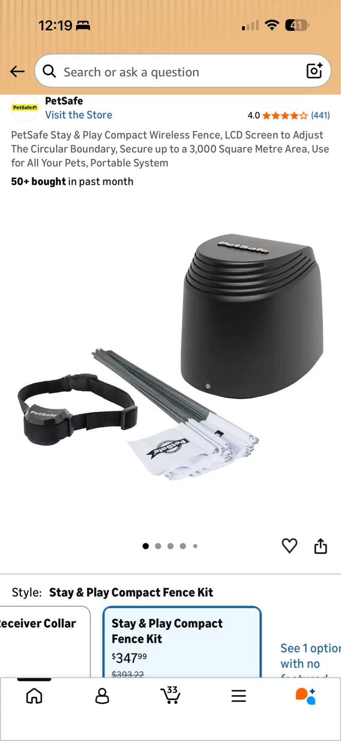 PetSafe Stay & Play Compact Wireless Fence System 🐶
