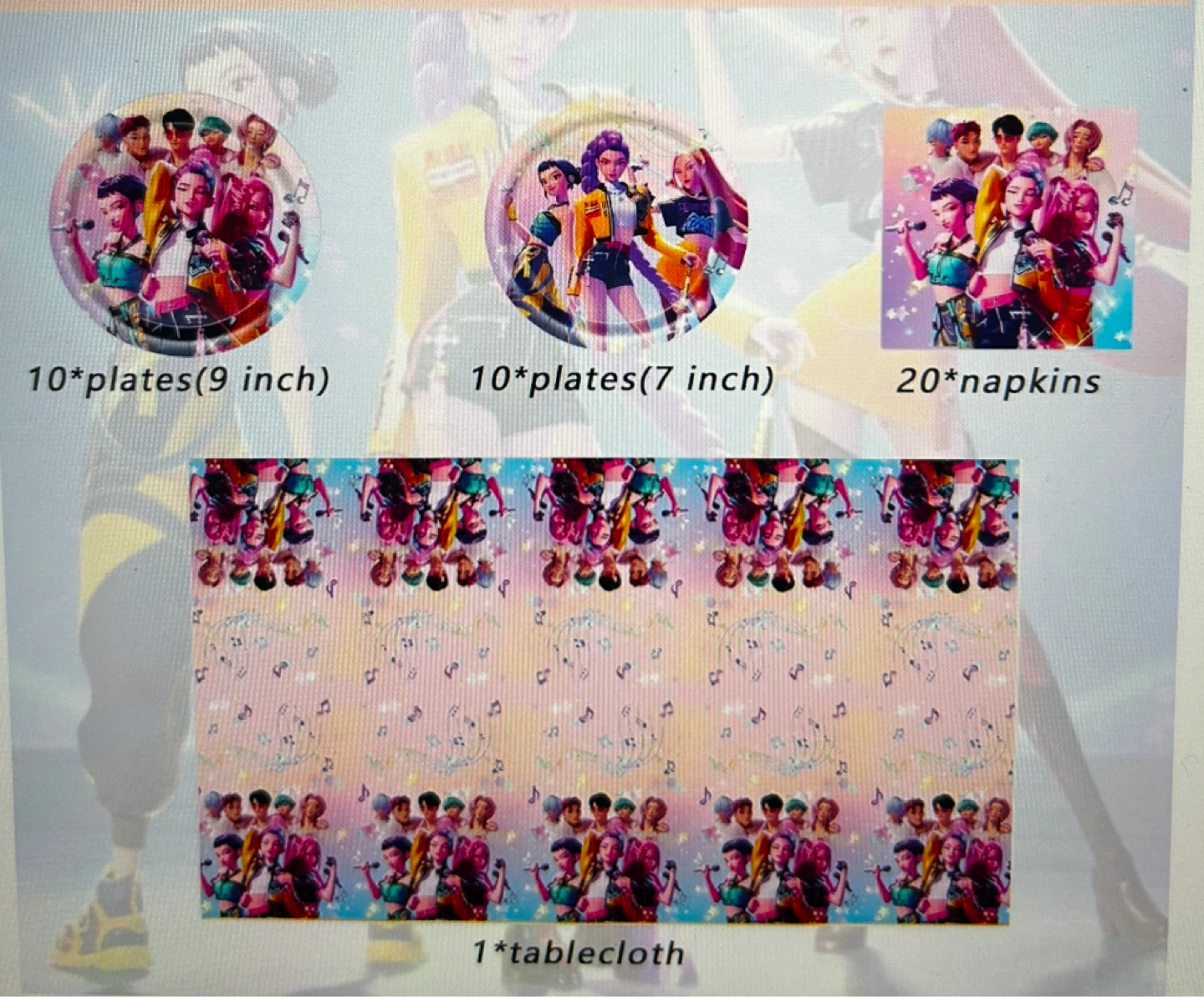 41 Piece Demon Movie Hunters Party Set - photo 3