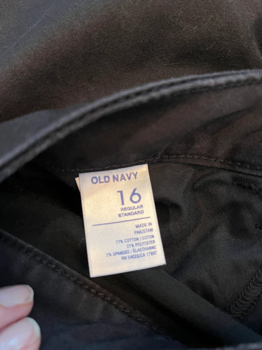 Old Navy "The Rockstar" Black Flare Jeans Size 16 - photo 4