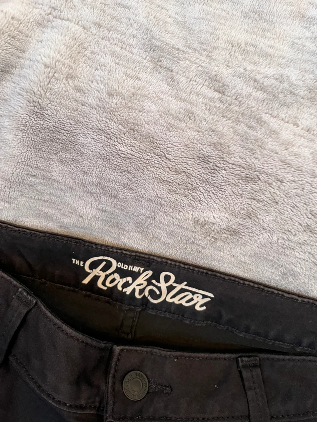 Old Navy "The Rockstar" Black Flare Jeans Size 16 - photo 3