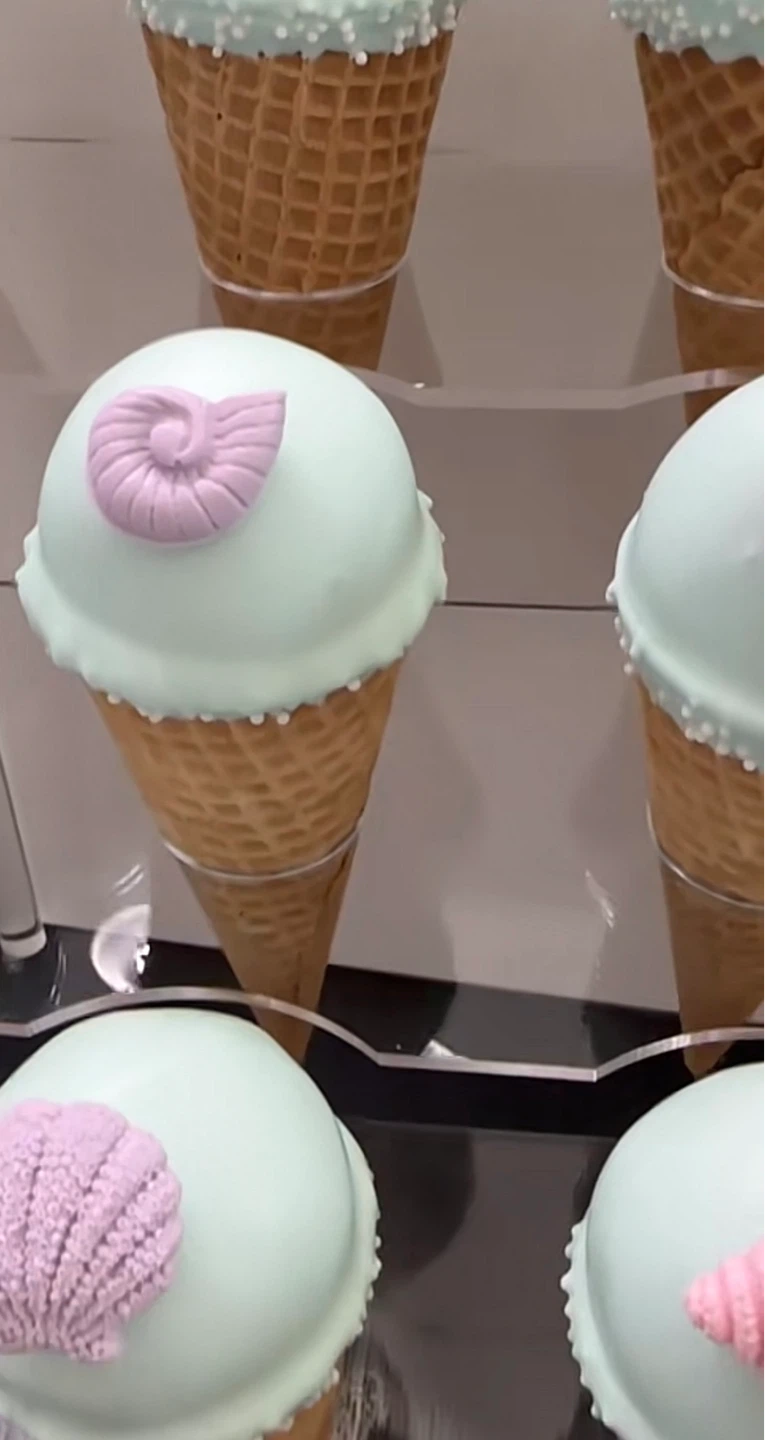 One Dozen Decorated Cake Pop Cones