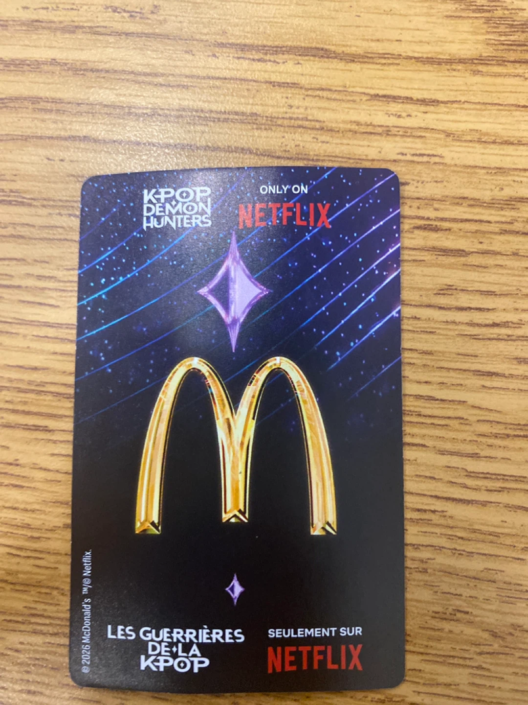 K-Pop Demon Hunters Netflix McDonald's Collectible Card - photo 2
