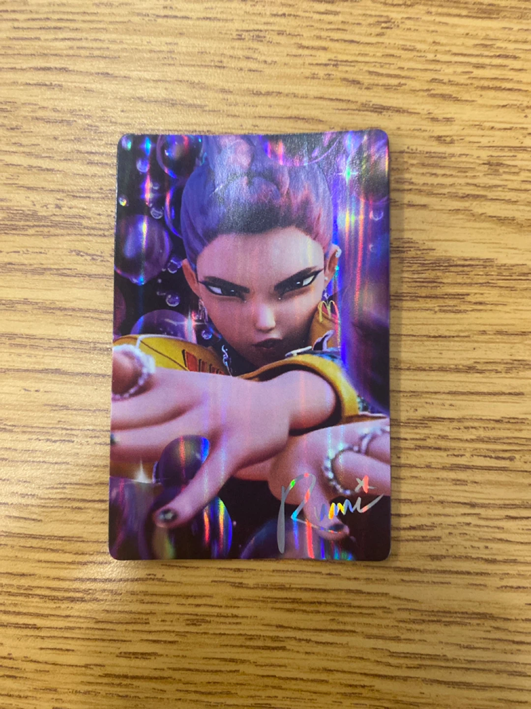 K-Pop Demon Hunters Netflix McDonald's Collectible Card