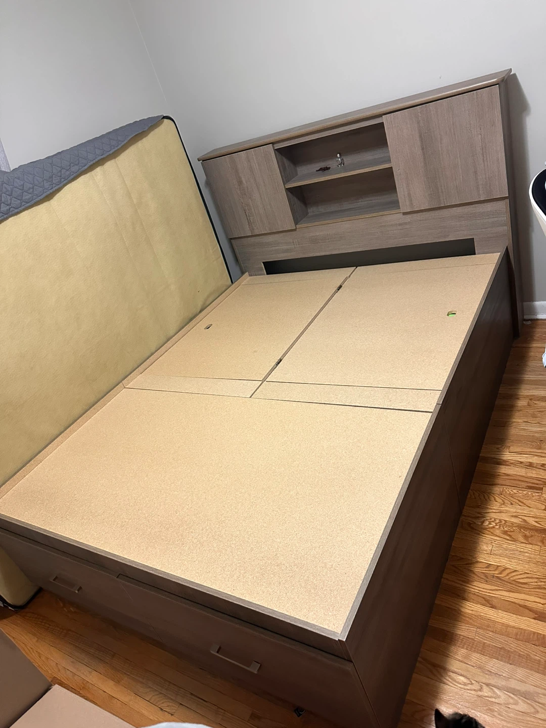 Storage Bed Frame with Headboard - photo 4