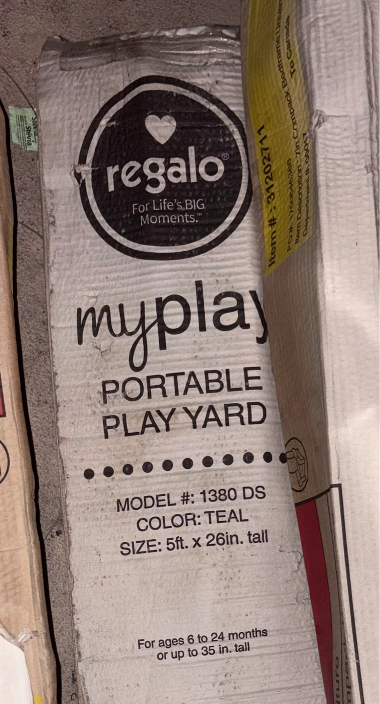 Brand new Regalo portable play yard - photo 4