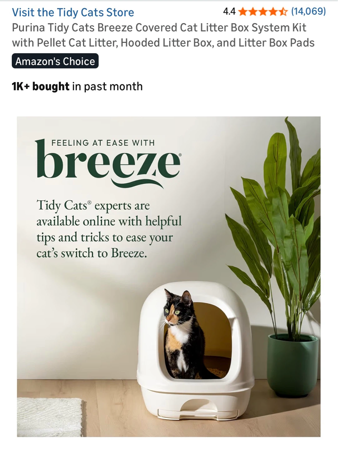 Purina Tidy Cats Breeze Litter Box
