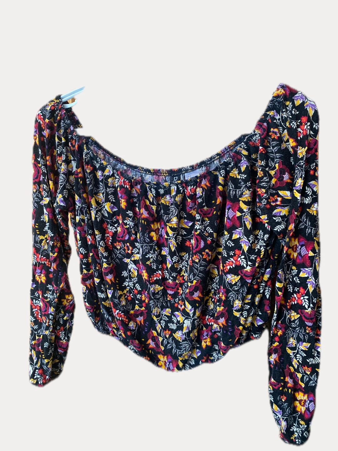 DIVIDED floral off-the-shoulder top - Size S