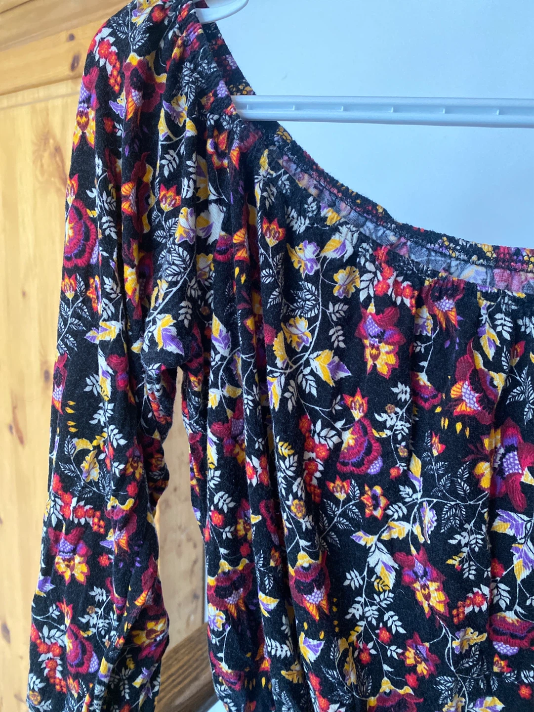 DIVIDED floral off-the-shoulder top - Size S - photo 2
