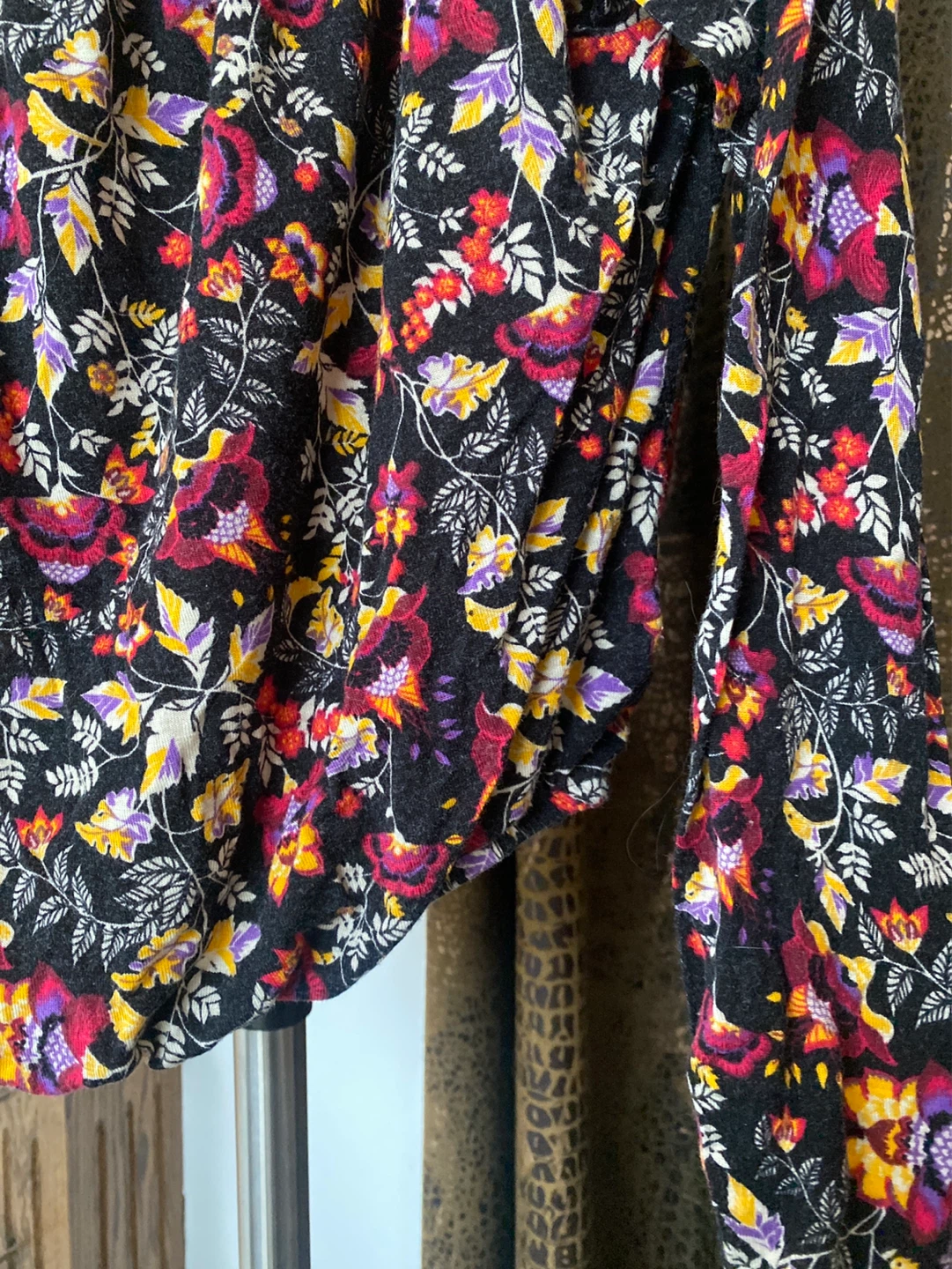 DIVIDED floral off-the-shoulder top - Size S - photo 4