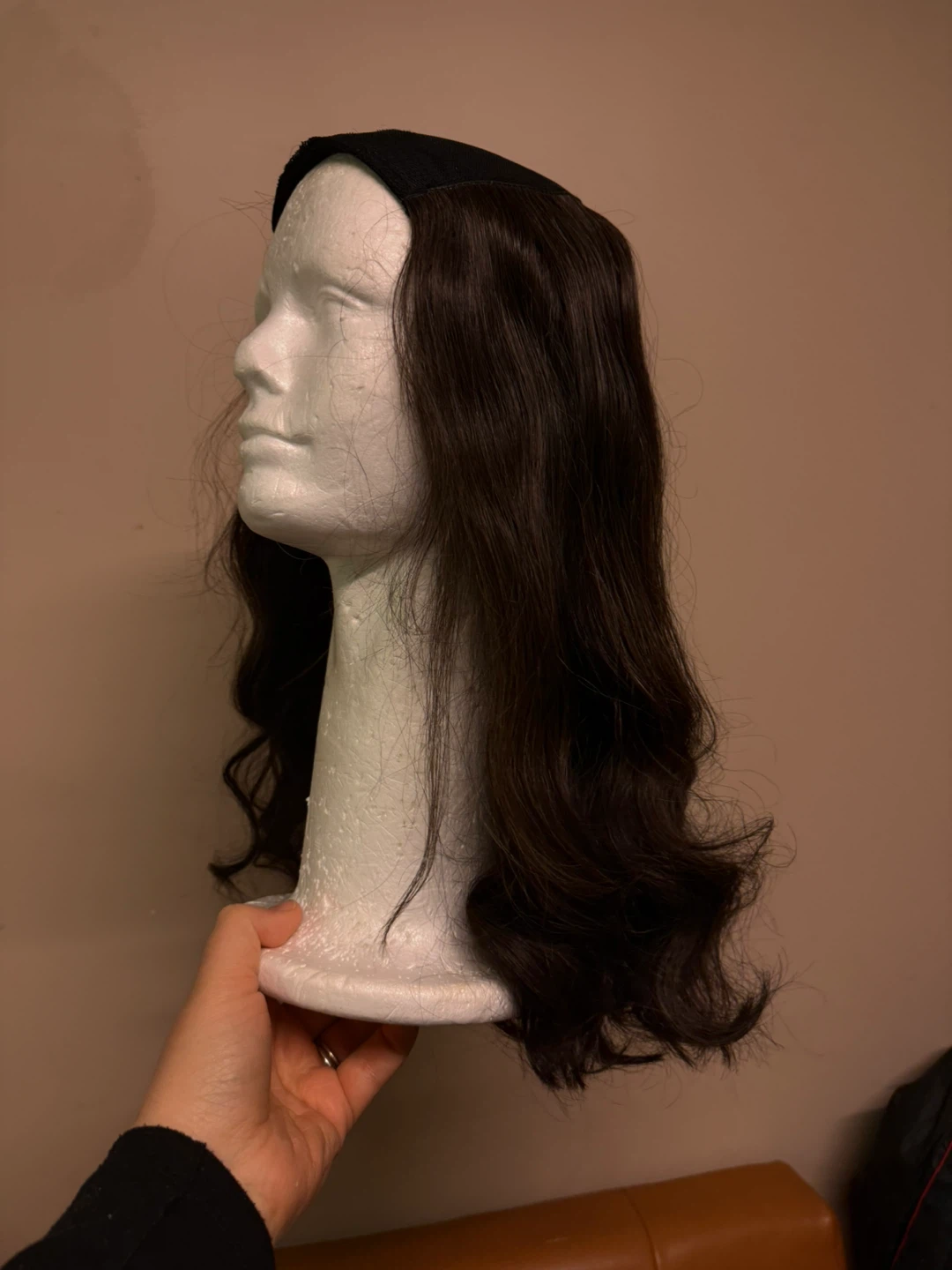 Brown hat fall wig - photo 2