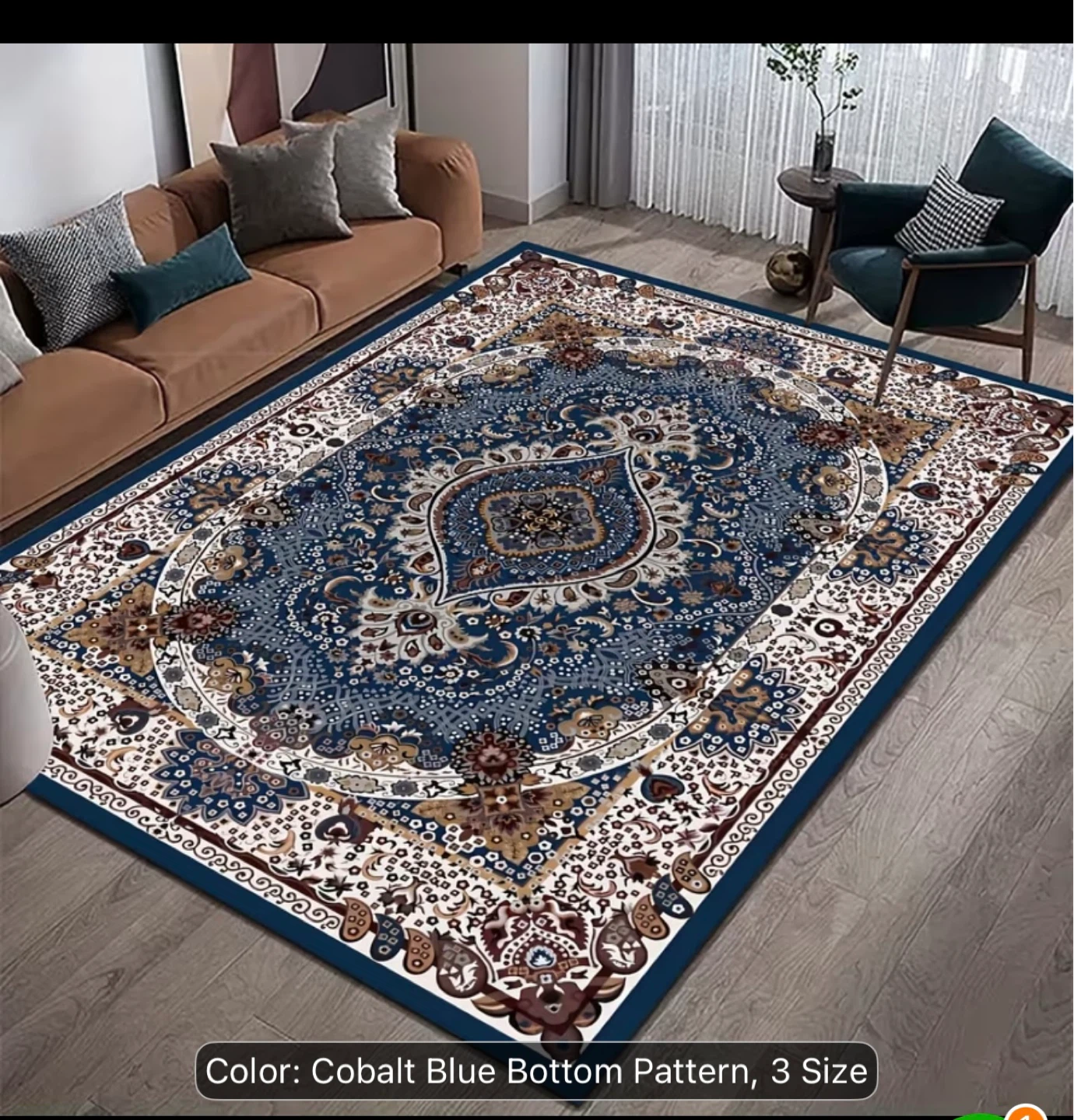 Bohemian Style Decorative Bedroom Floor Rug