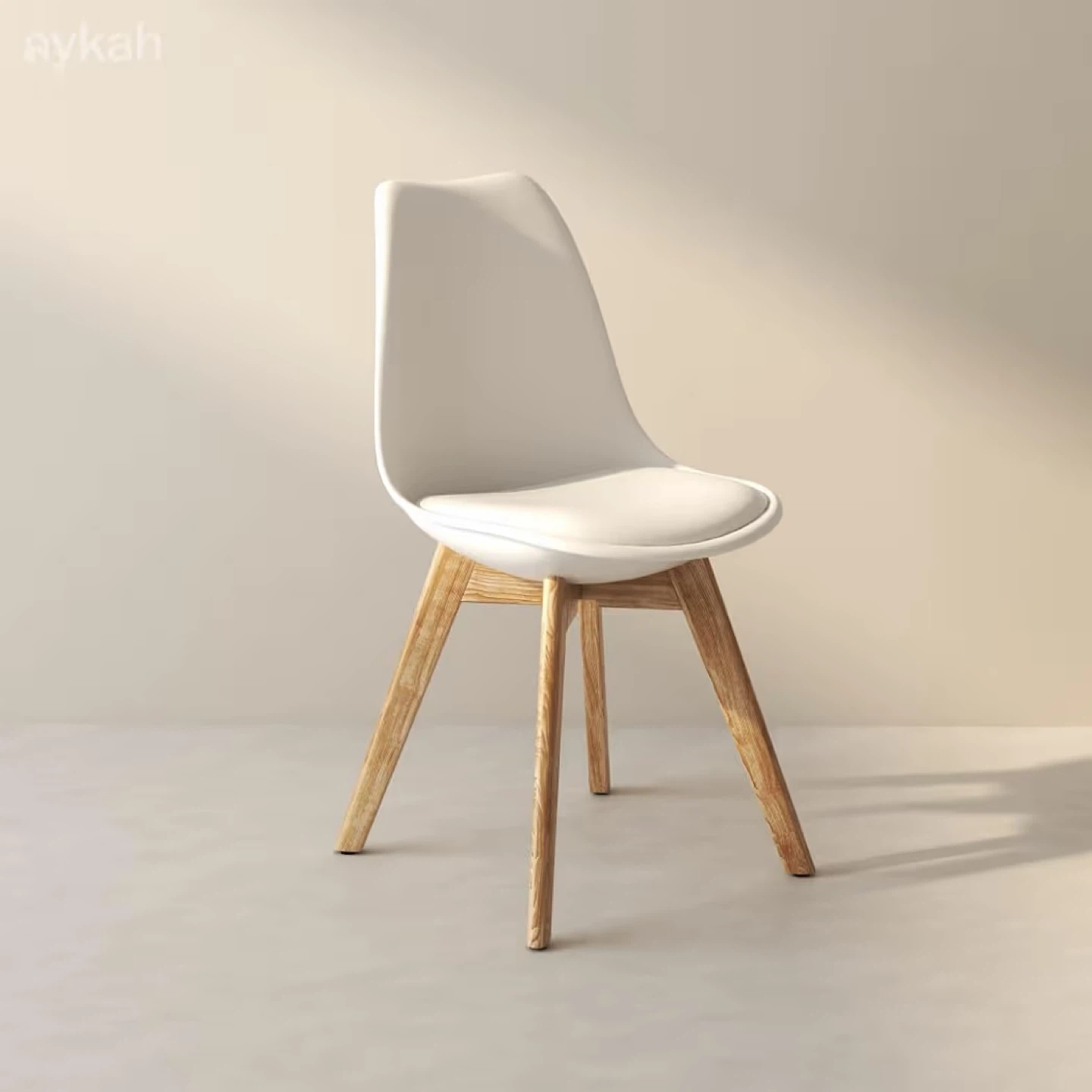 IKEA MICKE desk with white chair - photo 4