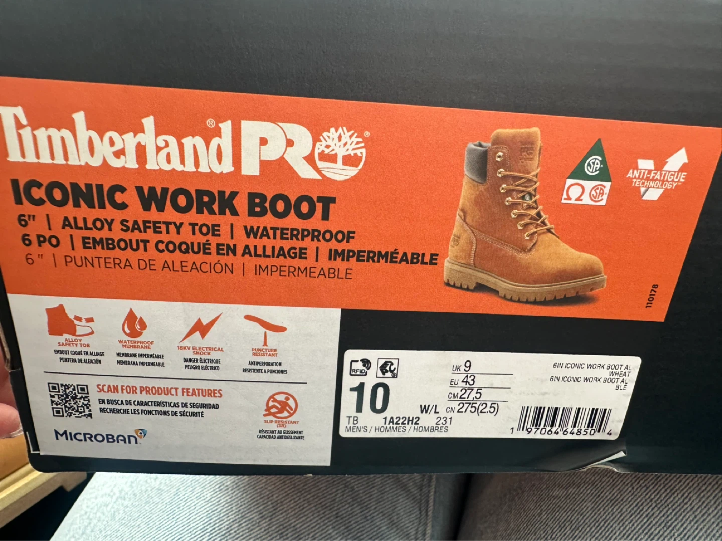 Timberland PRO Iconic Work Boot - Size 10 - photo 2