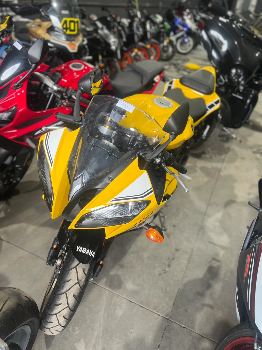 Yamaha Motorcycle - Yellow