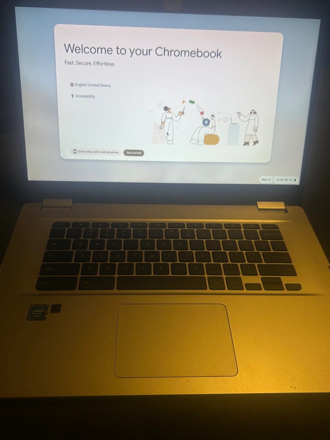 ASUS Chromebook Laptop with Charger - photo 2