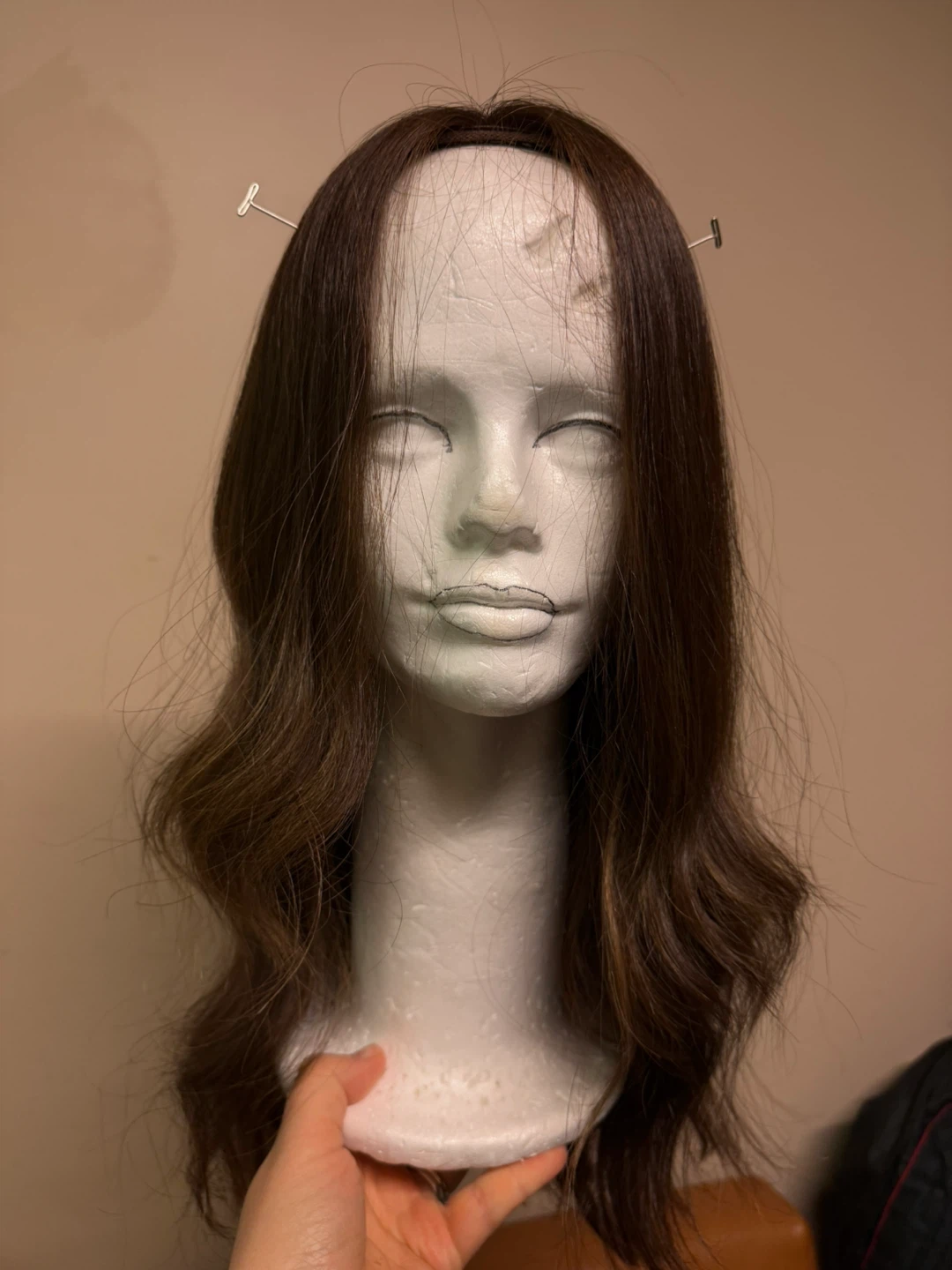 Long Brown band fall wig