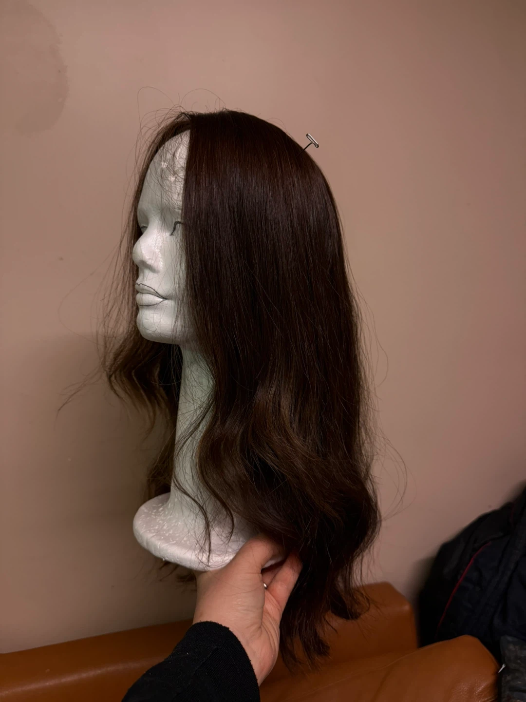 Long Brown band fall wig - photo 2