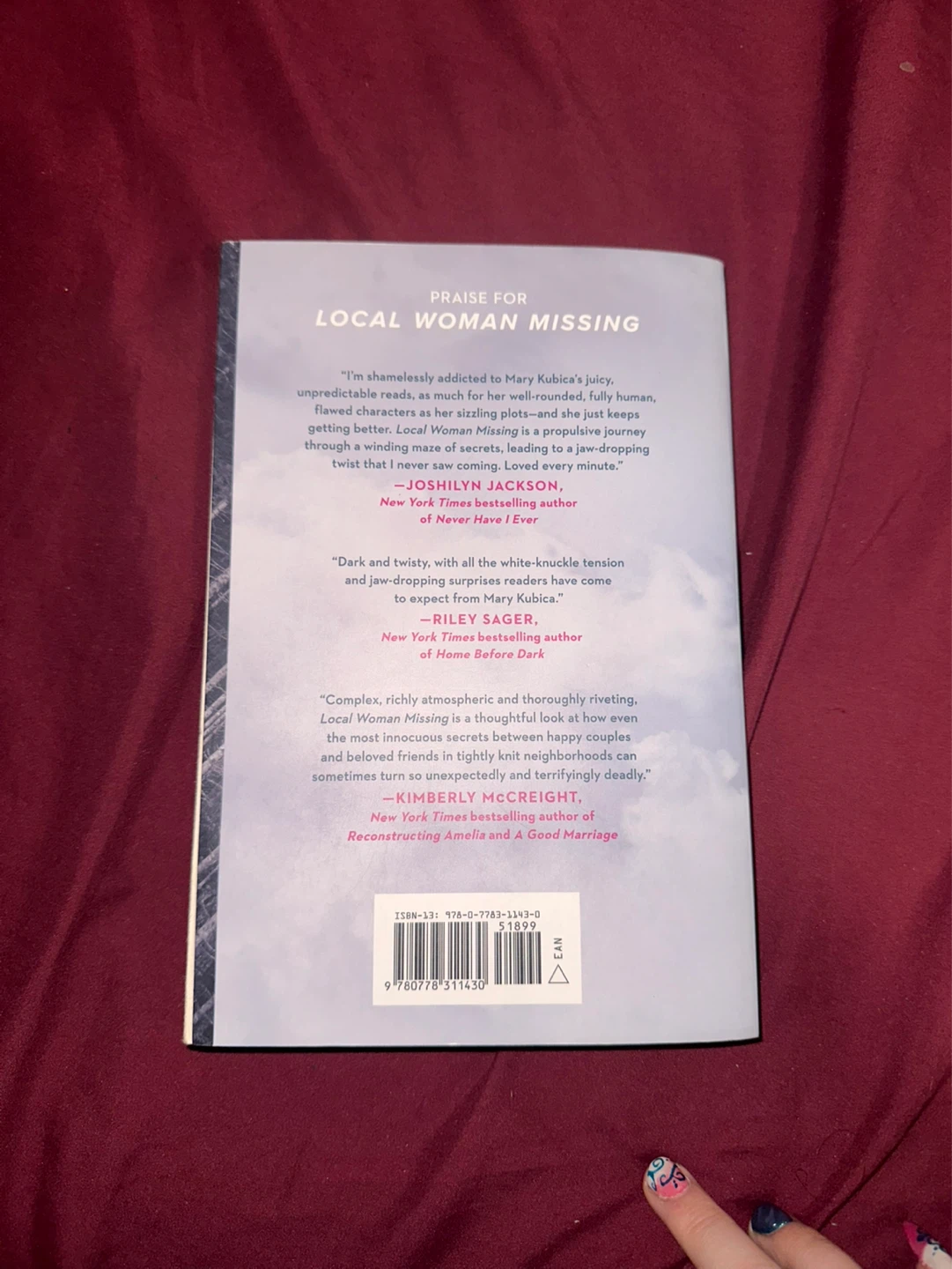 Local Woman Missing by Mary Kubica Paperback Novel - photo 2