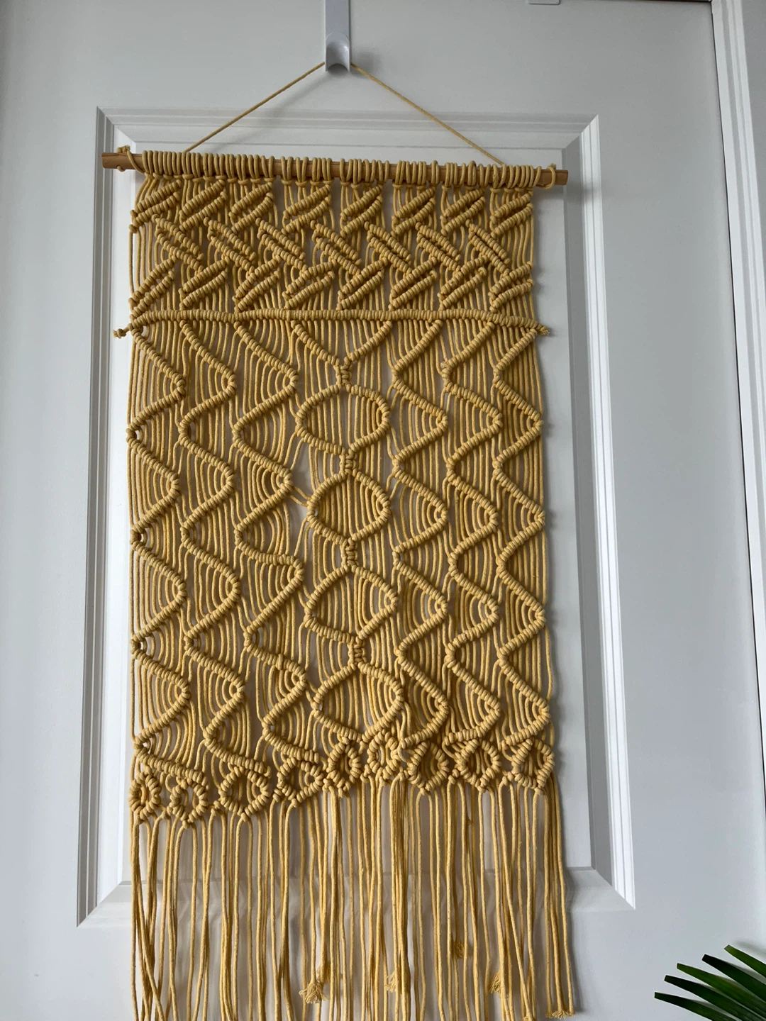 Yellow Macrame Wall Hanging - photo 2