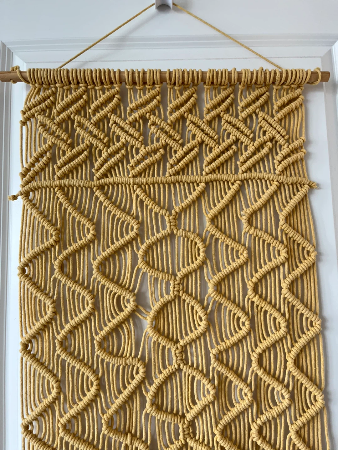Yellow Macrame Wall Hanging - photo 4