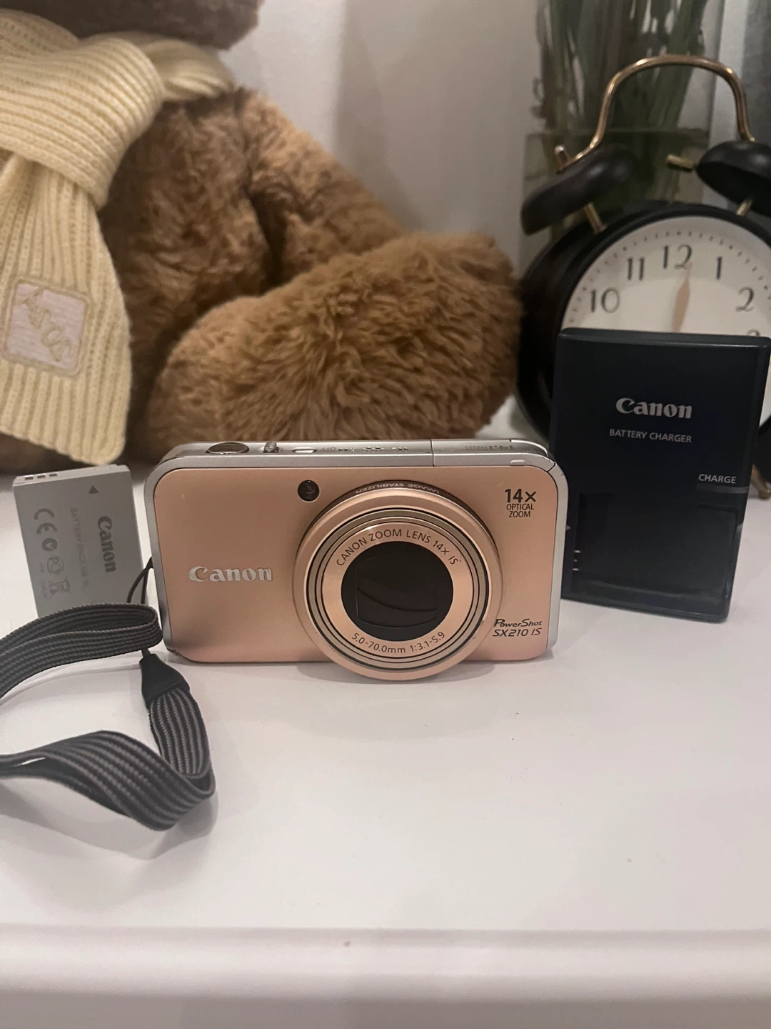 Canon PowerShot SX210 IS Digital Camera - Rose Gold