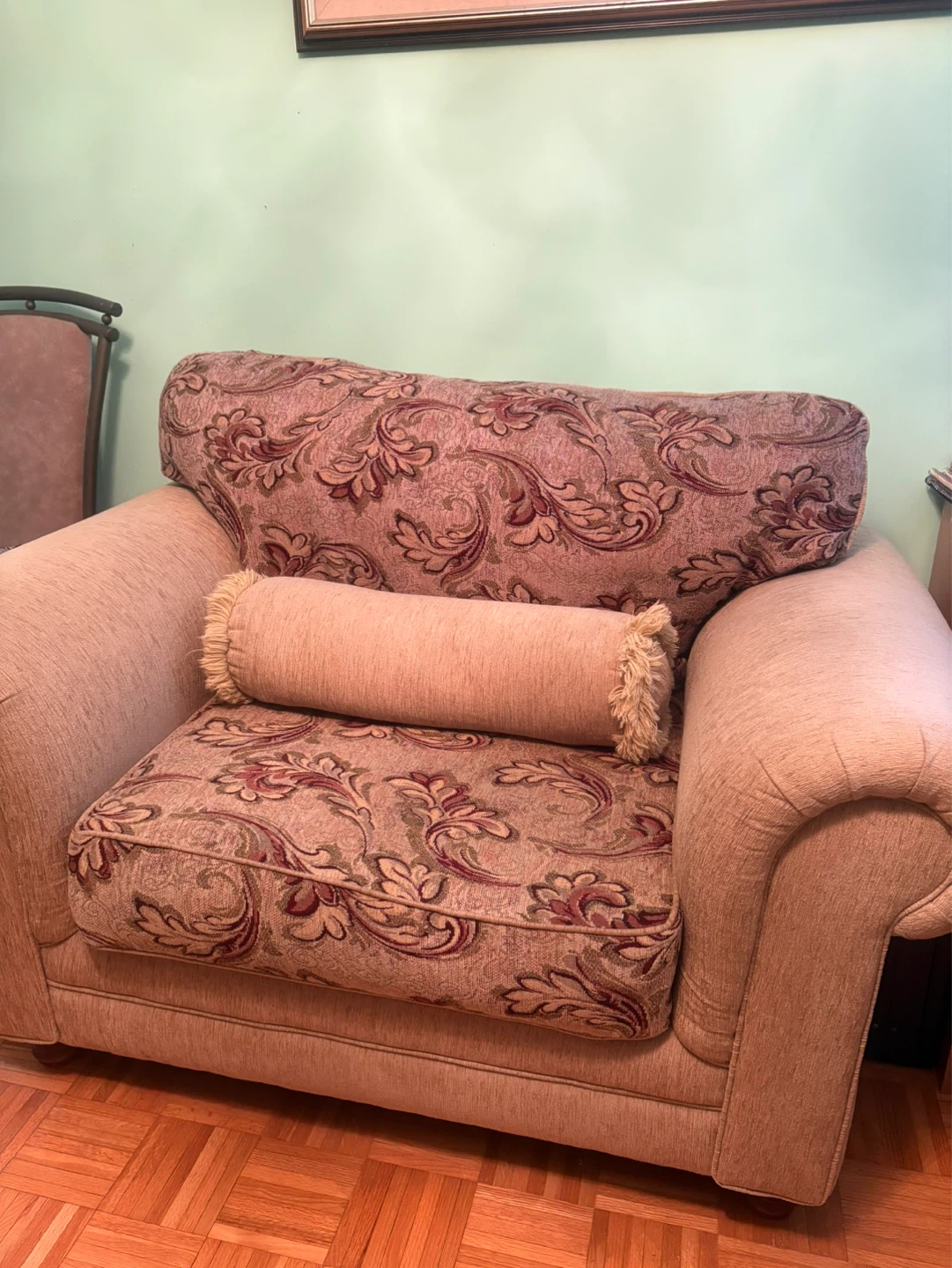 Floral Pattern Sofa and Armchair Set 3 Piece - photo 5