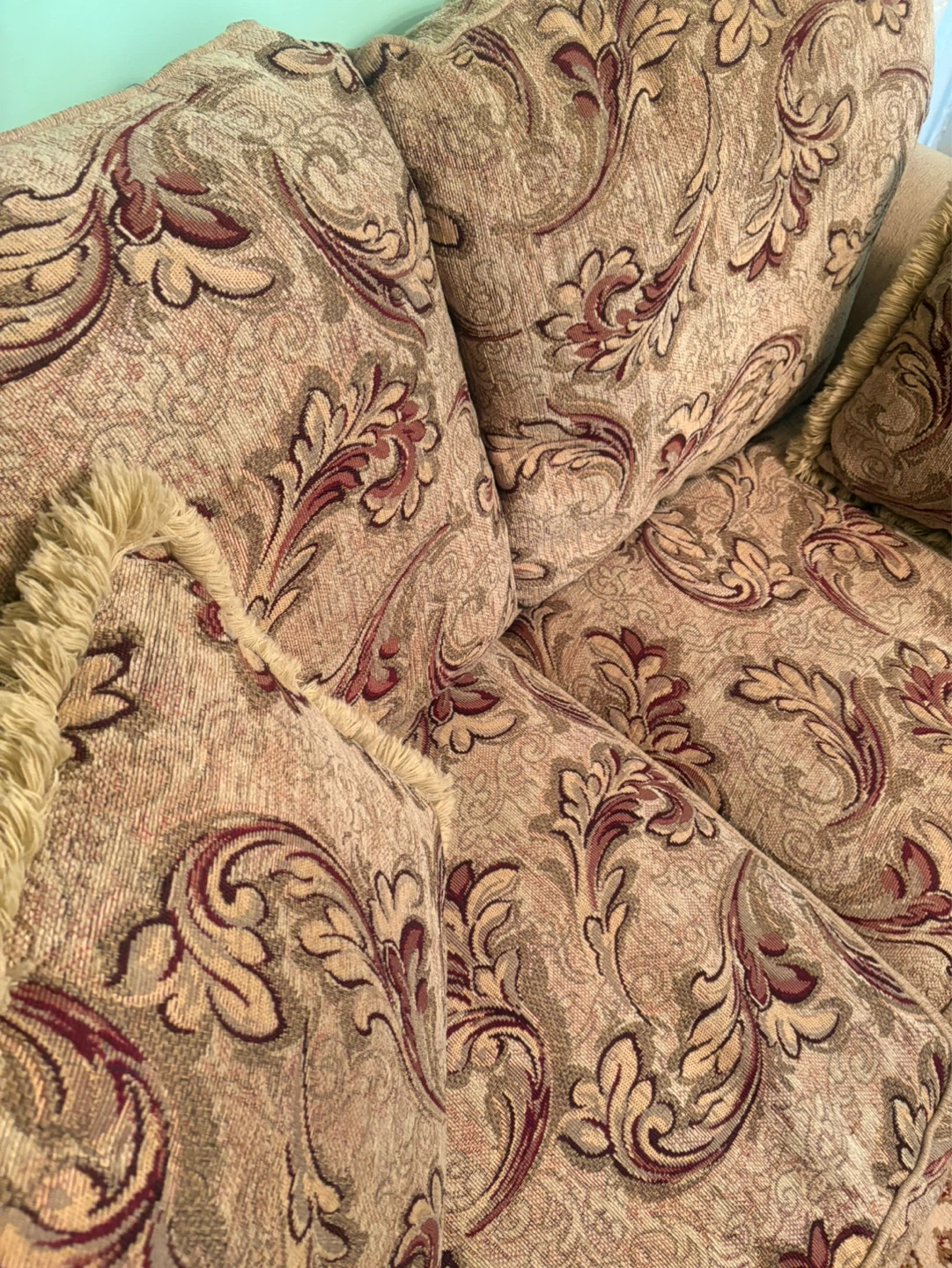 Floral Pattern Sofa and Armchair Set 3 Piece - photo 4