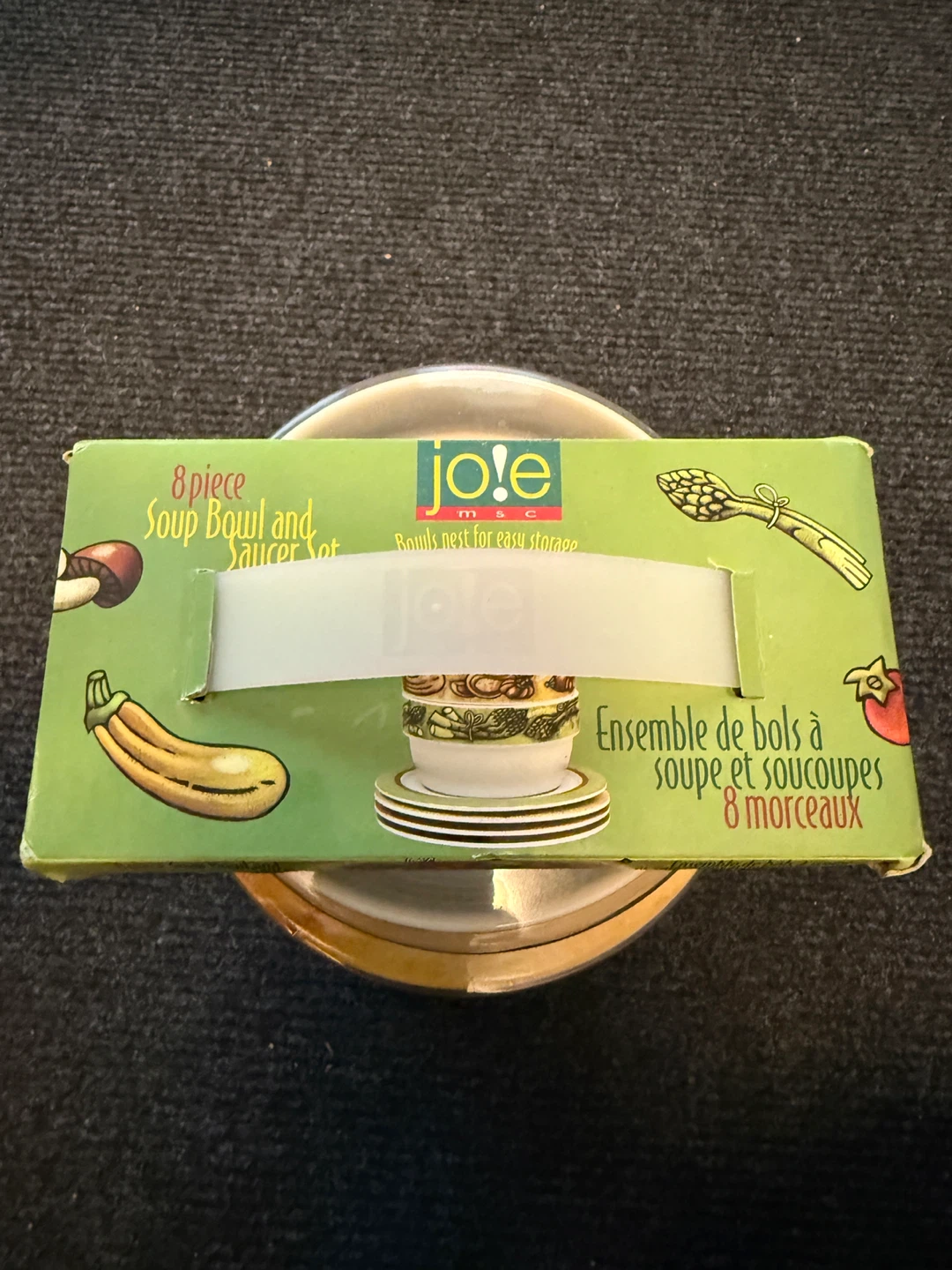 Jo!e 8 Piece Soup Bowl and Saucer Set