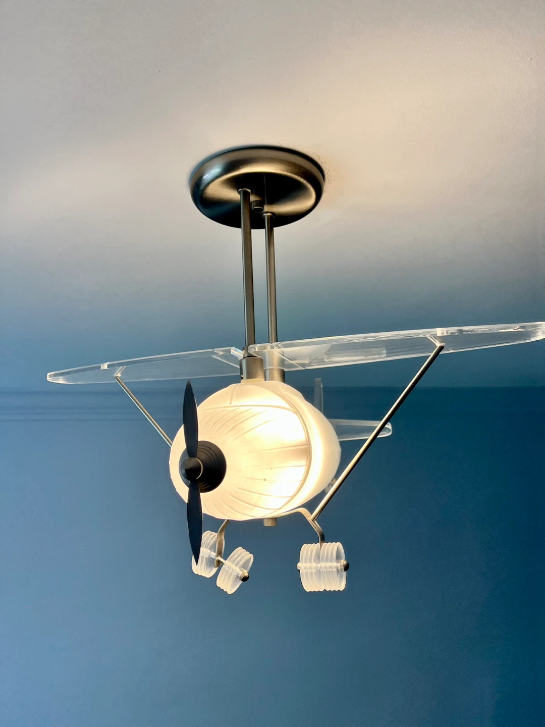 Airplane Flush Mount Ceiling Light Fixture