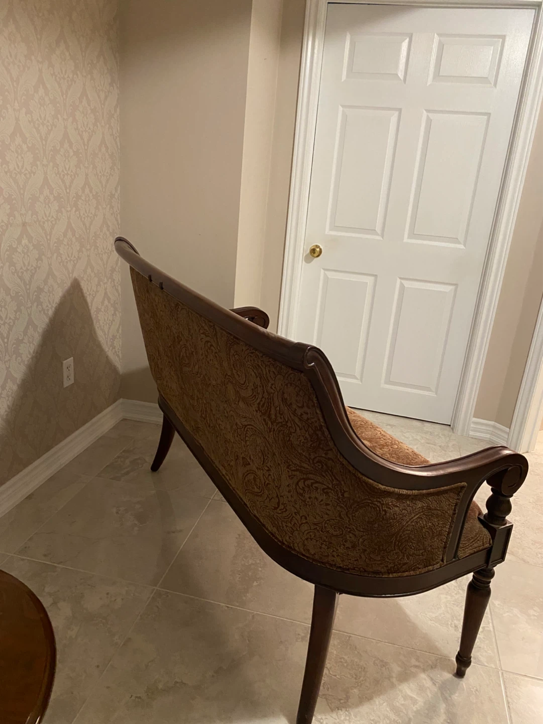 Bombay mahogany settee - photo 4