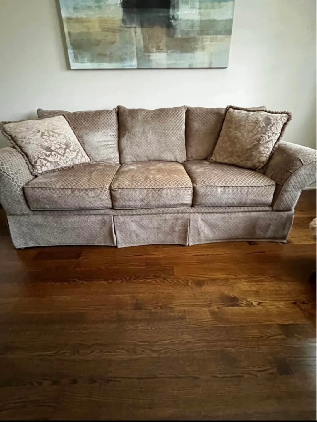 3-Piece Sofa Set - Beige Upholstery